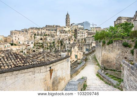 Ancient Town Of Matera, Basilicata, Italy