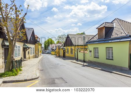 Village Of Grinzing In Vienna In Early Morning Light