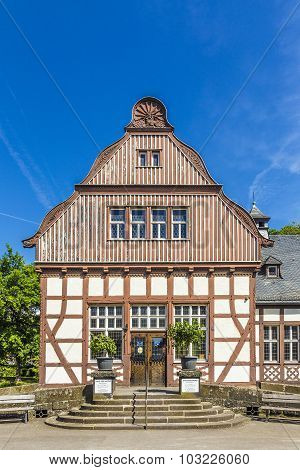 The Old Inhalatorium In Bad Nauheim, Germany Serves As Public Library Nowadays