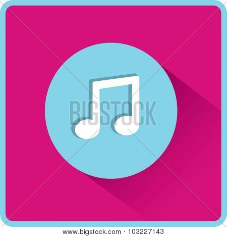 Stock Vector Illustration:  Flat Vector Note icon