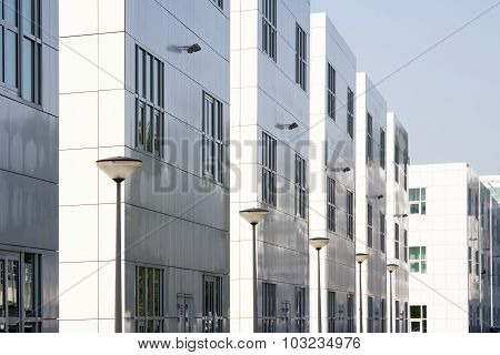 White Office Buildings