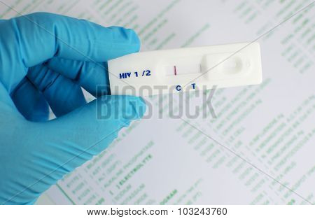 HIV testing negative
