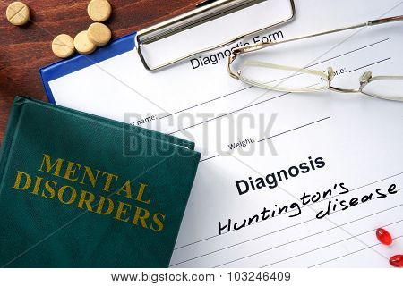 Huntington's disease concept.