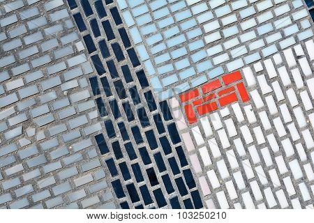 Detail of a mosaic