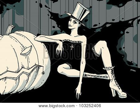 Halloween Postcard