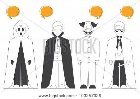 Halloween Characters.