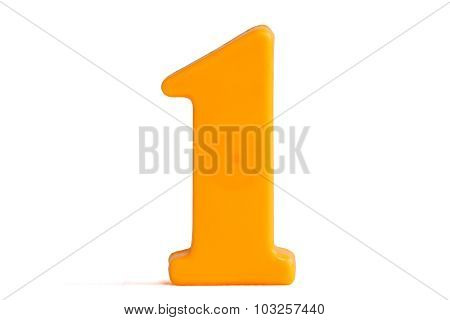 Number One Made Of Plastic