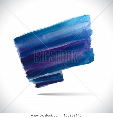 Blue brush
