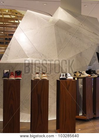 Shoe Garden at Dubai Mall in Dubai, UAE