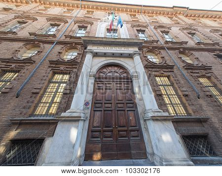 Turin University In Turin