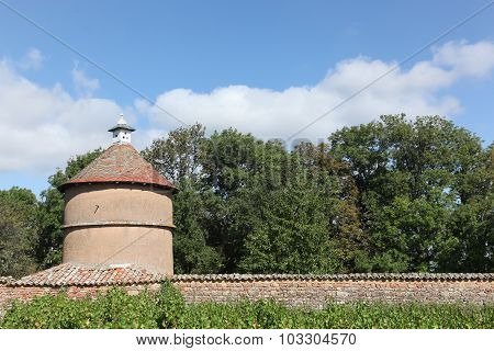 Old dovecote in Beaujolais, France