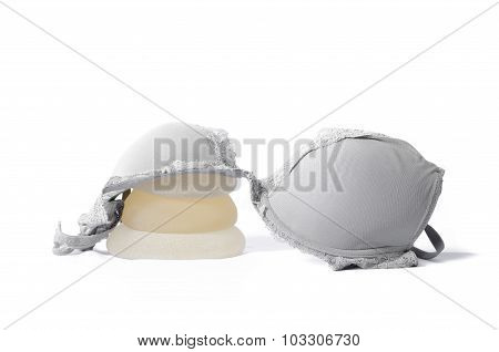 Silicone breast implant