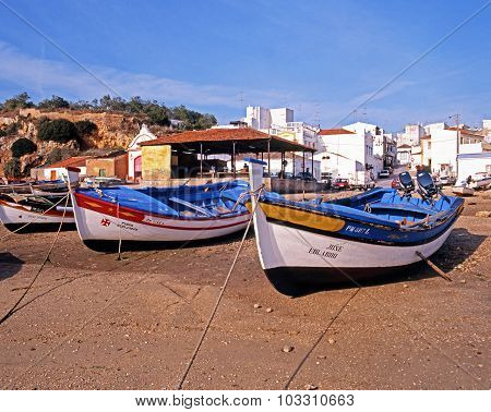 Boats on the beach, Alvor.