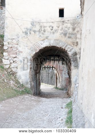 Rasnov Castle In Romania