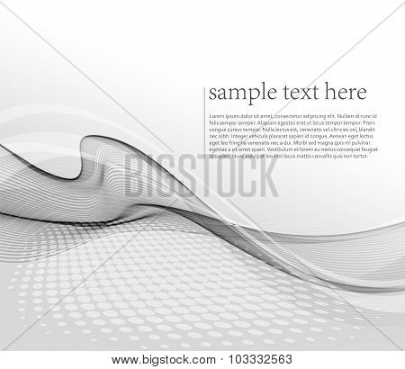 Abstract wave background
