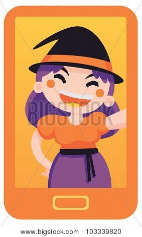 Witch Taking A Selfie