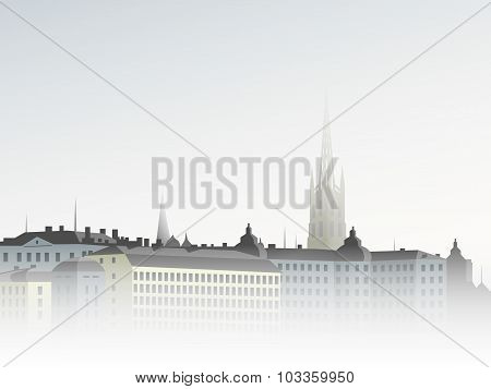 City In The Fog