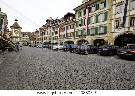 City Of Morat Also Called Murten