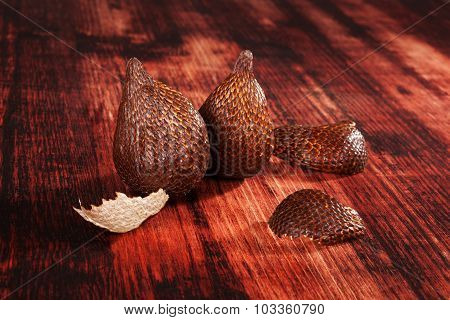 Salak Fruit Background.