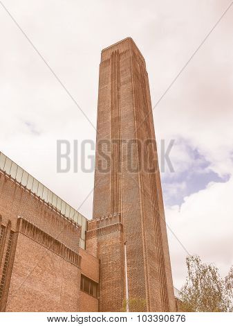 Retro Looking Tate Modern In London