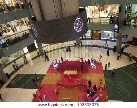 Escada exhibit near Fashion Avenue at Dubai Mall in the UAE