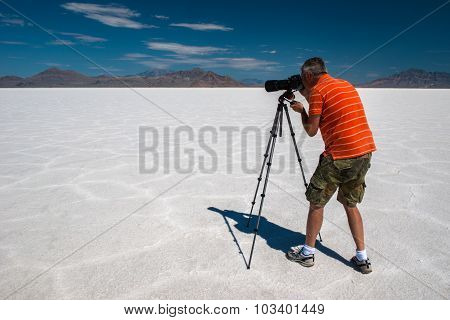 The Photographer, Bonneville Salt Flats Speedway