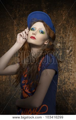 Fashion Shoot Of Urban Style Woman
