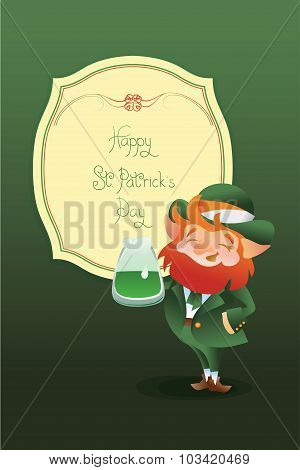 Happy Saint Patrick Day gratters Leprechaun