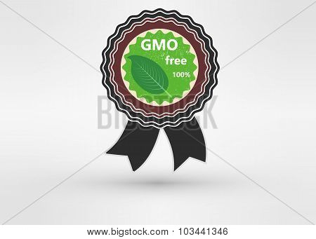 Made with Non - GMO ingredients grunge rubber stamp, vector illustration