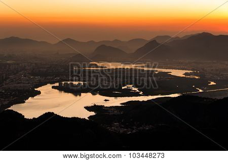 Sunset in Barra da Tijuca
