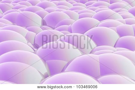 3D Spheres Crossover Purple