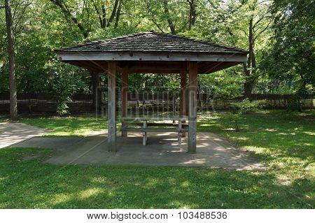 Picnic Table and Shelter