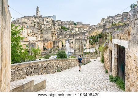 Ancient Town Of Matera, Basilicata, Italy