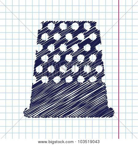 Vector tailor sing
