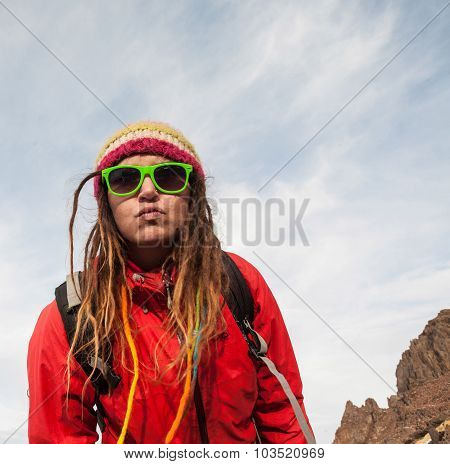 People in the mountains