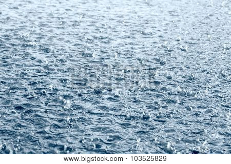Heavy Rain In The City