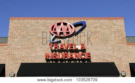 Aaa Travel & Insurance Sign