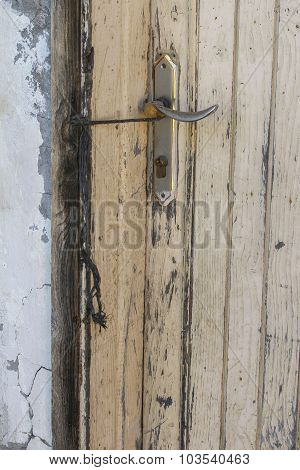 The Part Of Old Wooden House