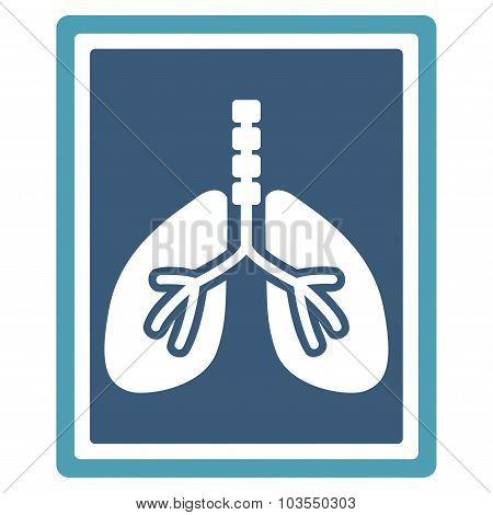 Lungs X-Ray Photo Icon