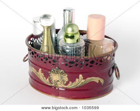 Decoupaged Case Full Of Scents