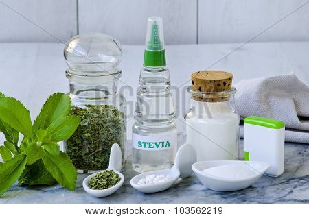 Stevia Products. Natural Sweetener.