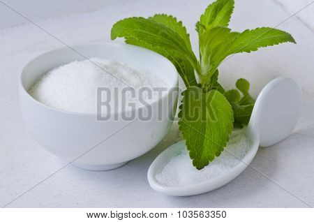 Stevia Powder. Natural Sweetener.