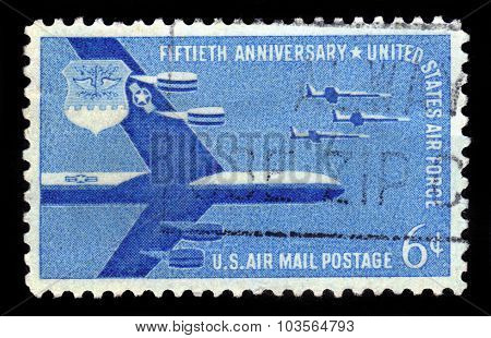B-52 Superfortress And F-104 Starfighters