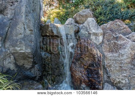 Small Waterfall In Seatac