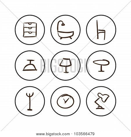 Furniture icons