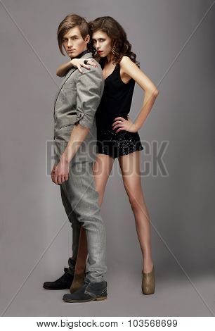 Charismatic Woman And Handsome Man Together
