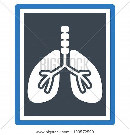 Lungs X-Ray Photo Icon