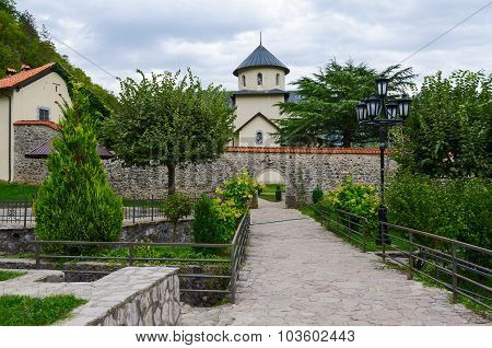 Entrance To The Monastery Of Moraca, Montenegro