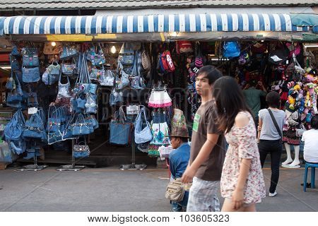 in shopping market on February 6 2011 in Bangkok Thailand. Chatuchak (or Jatujak) weekend market is