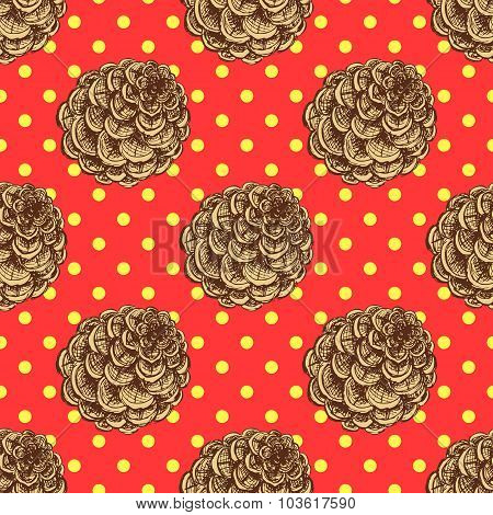 Sketch Pine Cone